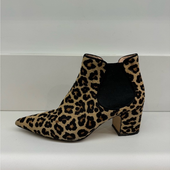 Zara Leopard faux hair ankle boots EU 40 / US 9 - Picture 4 of 8
